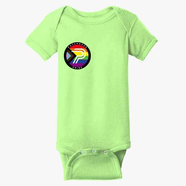 Infant Short Sleeve Baby Rib Bodysuit Thumbnail